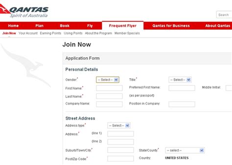 Frequent Flyer Registration .